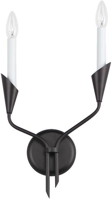 Maxim 24342BK Calyx Contemporary Black Wall Lamp