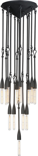 Maxim 27719AR Pioneer Modern Anthracite Multi Hanging Light Fixture