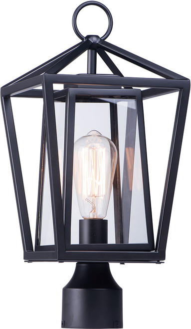 Maxim 3171CLBK Artisan Modern Black Exterior Post Lamp