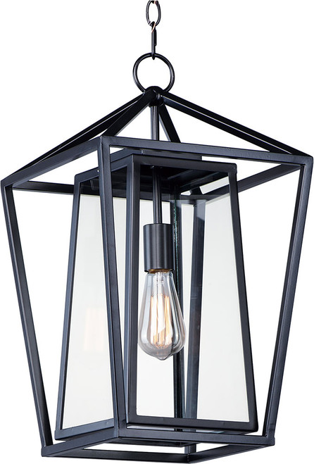 Maxim 3178CLBK Artisan Black Exterior Drop Lighting Fixture