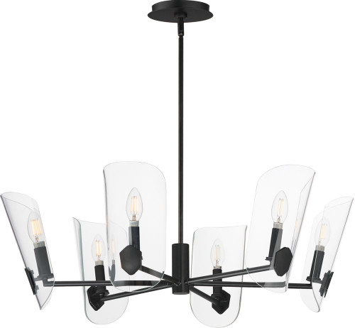 Maxim 32356CLBK Armory Contemporary Black Hanging Chandelier