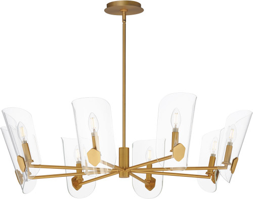 Maxim 32358CLNAB Armory Modern Natural Aged Brass Hanging Chandelier