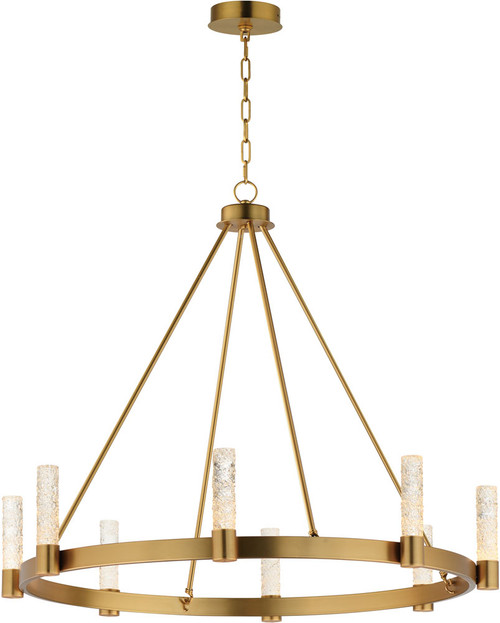 Maxim 38446IBNAB Duchess Contemporary Natural Aged Brass LED Hanging Chandelier