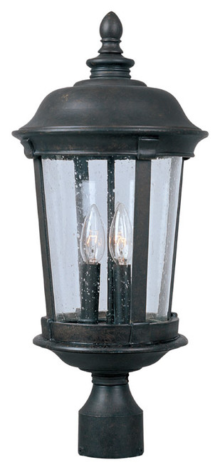 Maxim 40092CDBZ Dover VX Traditional Bronze 12" Wide Exterior Pole Lighting Fixture
