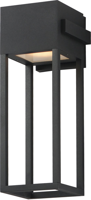Maxim 40674BK Strand VX Modern Black LED 18" Outdoor Wall Sconce Lighting