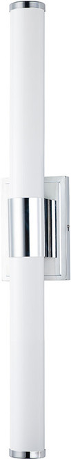 Maxim 52116WTPC Optic Modern Polished Chrome LED 30" Bathroom Sconce Lighting