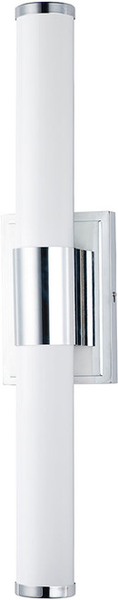 Maxim 52115WTPC Optic Modern Polished Chrome LED 24" Bathroom Light Sconce