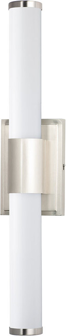 Maxim 52115WTSN Optic Contemporary Satin Nickel LED 24" Bathroom Lighting Sconce