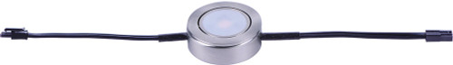 Maxim 53832SN CounterMax MX-LD-AC Modern Satin Nickel LED Disc Under Counter Lighting