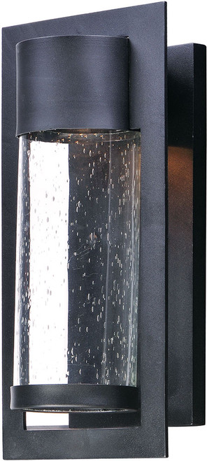 Maxim 55892BGBK Focus Modern Black LED Outdoor Wall Mounted Lamp