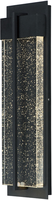 Maxim 56194BGBK Cascade Modern Black LED Outdoor 21" Lamp Sconce