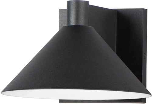 Maxim 86141BK Conoid LED Black LED Outdoor 8" Sconce Lighting