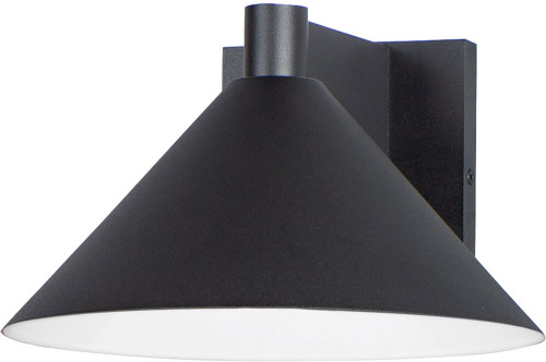 Maxim 86143BK Conoid LED Black LED Exterior 10" Wall Lighting
