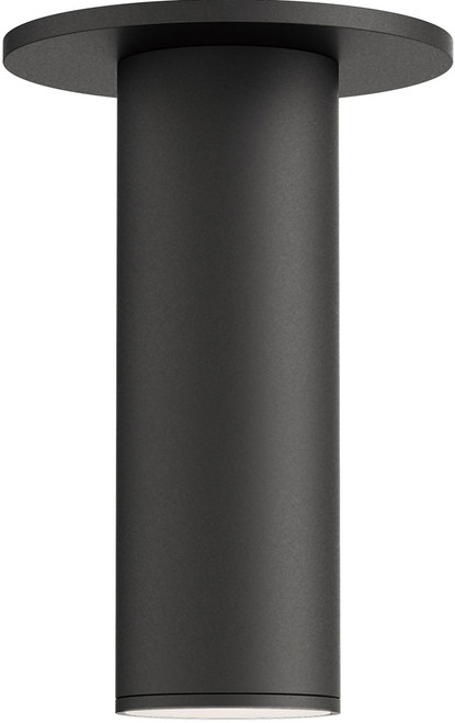 Maxim 86430BK Calibro Contemporary Black LED 8" Outdoor Flush Mount Ceiling Light Fixture