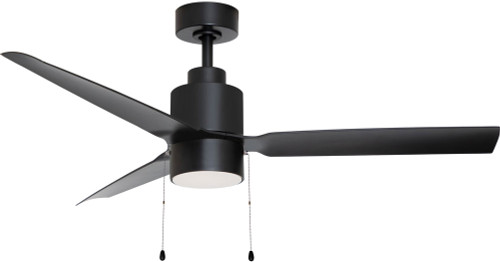Maxim 88707BK Falcon Modern Black LED 52" Ceiling Fan