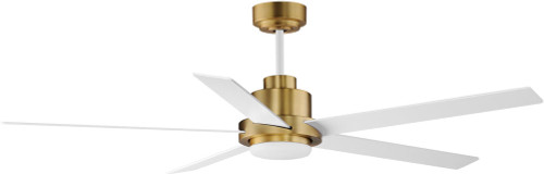 Maxim 88826WTNAB Daisy Modern Natural Aged Brass LED Ceiling Fan