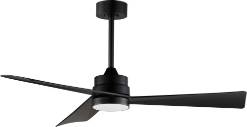 Maxim 88847WTBK Vortex Modern Black LED 52" Home Ceiling Fan