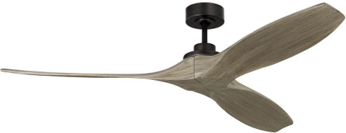 Visual Comfort Fan 3CLNSM60AGP Collins Smart Contemporary Aged Pewter 60" Home Ceiling Fan