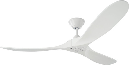Visual Comfort Fan 3MAVR60RZW Maverick Modern Matte White 60" Ceiling Fan