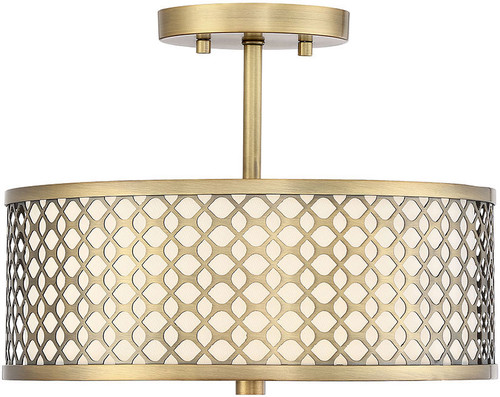 Meridian M60016NB Modern Natural Brass Home Ceiling Lighting