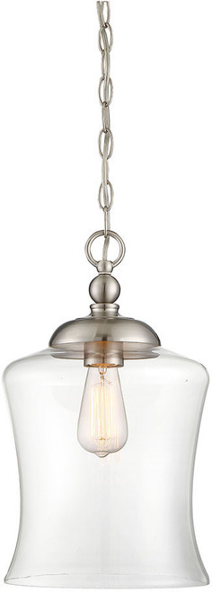 Meridian M70019BN Brushed Nickel Mini Hanging Lamp