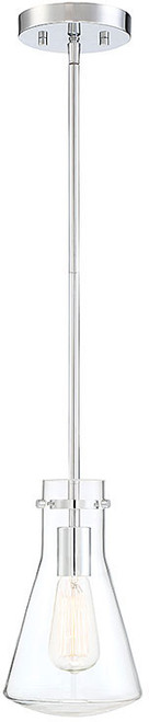 Meridian M70063CH Contemporary Chrome Mini Hanging Pendant Lighting