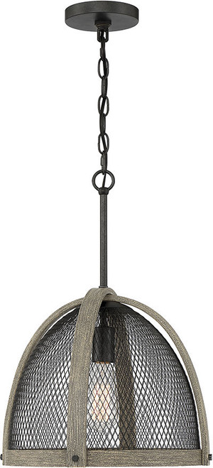 Meridian M70111DWW Weatheared Birch Ceiling Pendant Light
