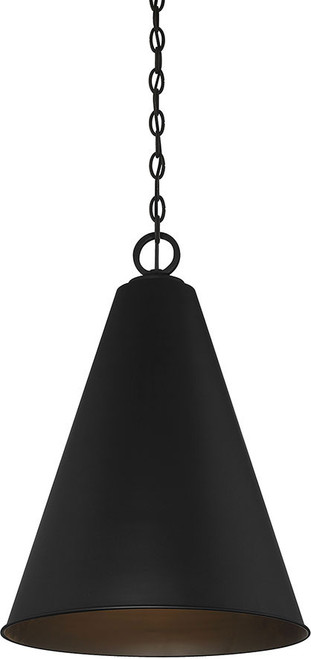 Meridian M70112MBK Contemporary Matte Black Drop Ceiling Light Fixture