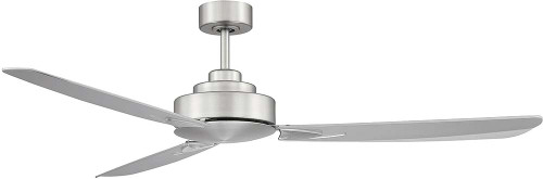 Meridian M2010BN Modern Brushed Nickel 58" Ceiling Fan