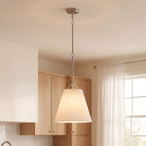 Meridian M7045BN Contemporary Brushed Nickel Hanging Light Fixture