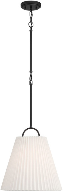 Meridian M7045MBK Modern Matte Black Ceiling Pendant Light