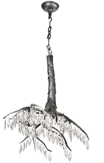 Meyda Custom 105212 Winter At Stillwater Wrought Iron Pendant Light Fixture