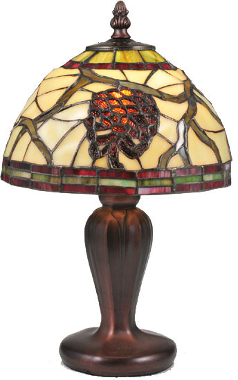 Meyda Lighting 106288 Pinecone Tiffany Table Lighting