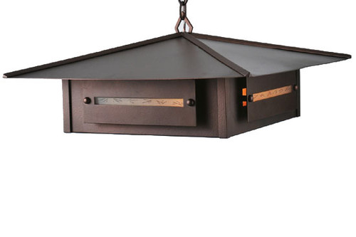 Meyda Custom 106340 Square Moss Creek Creekside 35 Inch Wide Hanging Light Fixture