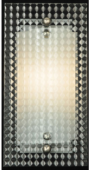 Meyda Custom 111415 Quadrato Window Pane Contemporary Wall Sconce