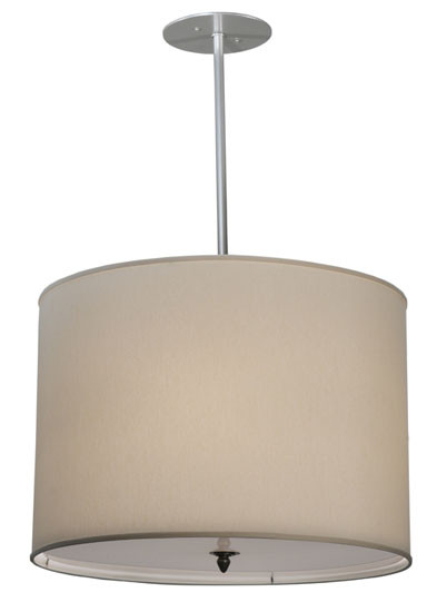 Meyda Custom 113850 Cilindro Cream Contemporary Fabric Pendant