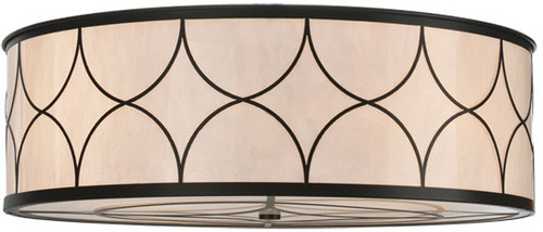 Meyda Custom 114701 Cilindro Deco 36 Inch Diameter Transitional Flush Lighting Fixture