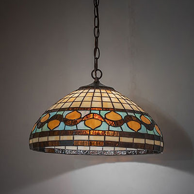 Meyda Lighting 115270 Tiffany Acorn Tiffany Pendant Lamp