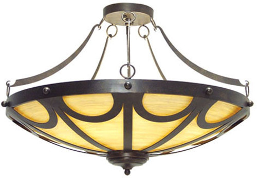 Meyda Custom 115285 Carousel Flush Mount Light Fixture