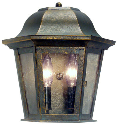 Meyda Custom 116037 Tiamo Traditional Exterior Lamp Sconce