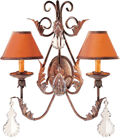 Meyda Custom 120225 French Elegance Crystal Wall Light Fixture