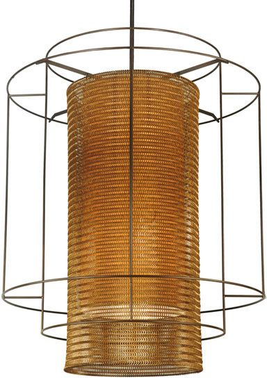 Meyda Custom 128779 Maille 60 Inch Diameter Cylindrical Modern Hanging Light