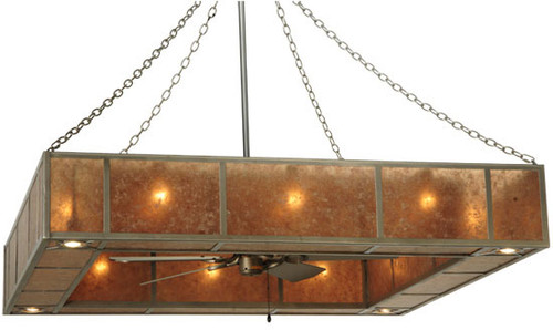 Meyda Custom 130325 Hausman 60 Inch Wide Modern Square Chandelier