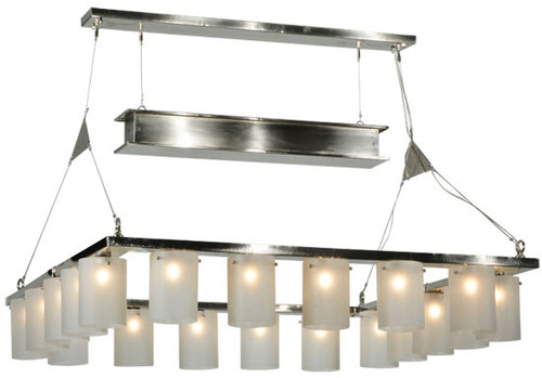 Meyda Custom 132325 Counter-Weight Contemporary 50 Inch Wide Square Lighting Chandelier