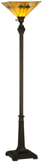 Meyda Lighting 132578 Martini 62 Inch Tall Tiffany Torchiere Lamp