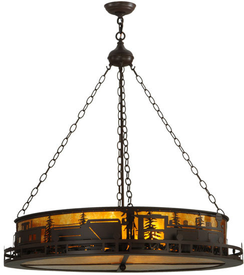 Meyda Custom 138263 Train Rustic Cafe-Noir Pendant Light