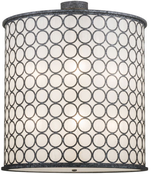 Meyda Custom 138478 Graphite Pewter Hanging Lamp