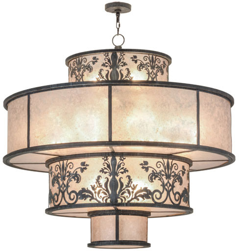 Meyda Custom 138427 Clarabella Antique Iron Gate Pendant Light