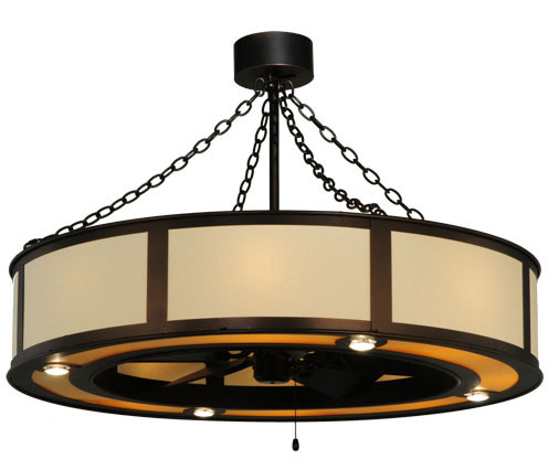Meyda Custom 138520 Maplewood 44 Inch Diameter Transitional Pendant Lighting Fixture