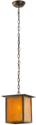 Meyda Custom 142032 Prime Lantern Antique Copper Finish 13 Inch Wide Drop Lighting